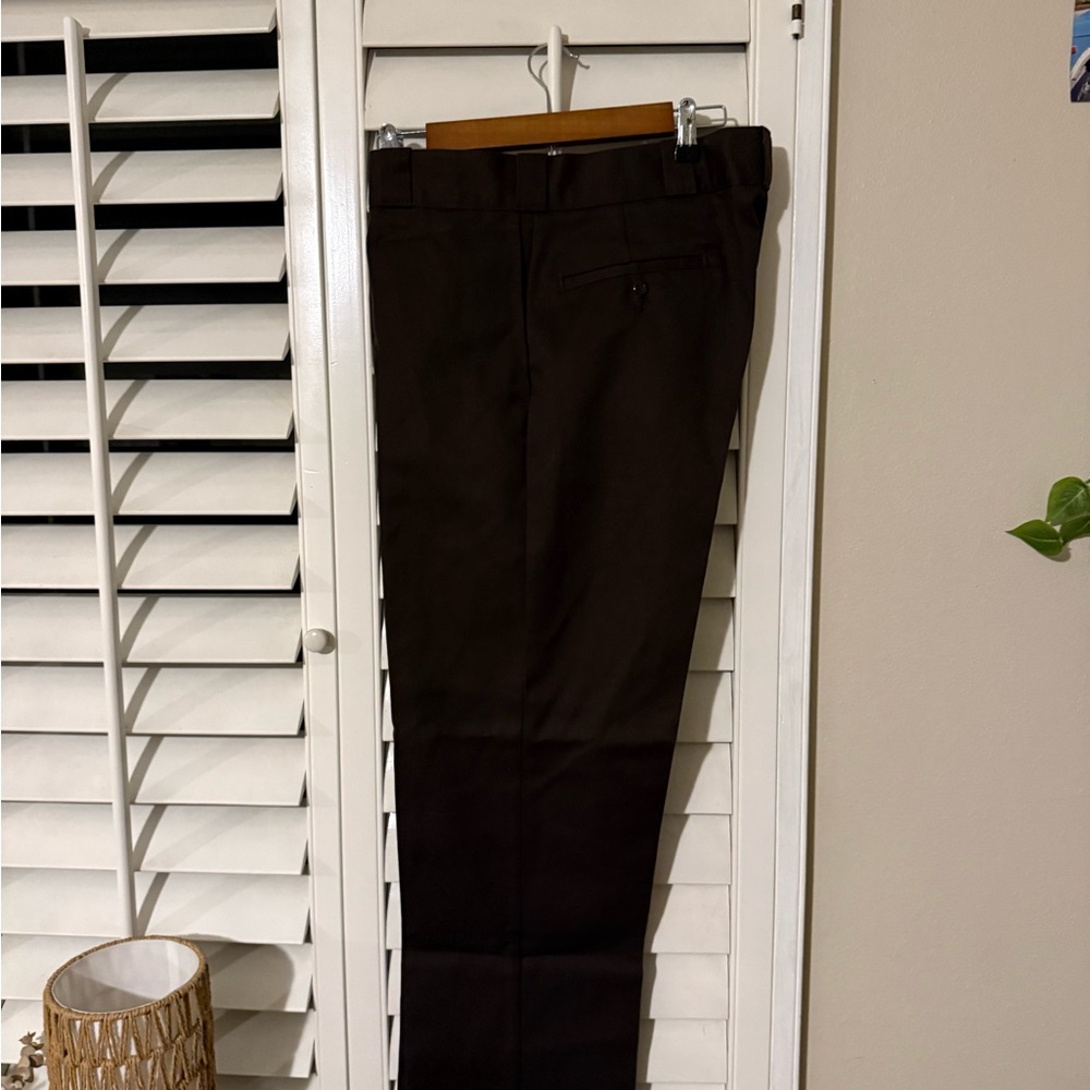 Chocolate brown 874 Dickies pants size 36”x30” - Picture 3 of 6